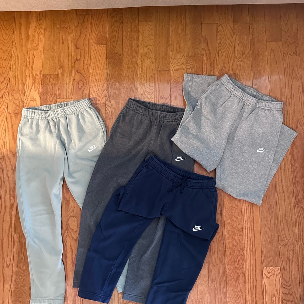 Nike Kids Sweatpants Set - Light Gray, Dark Gray, Navy